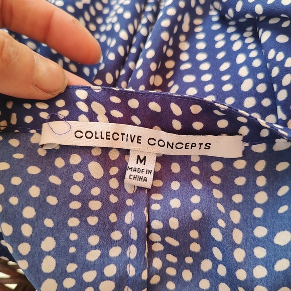 💥3/$20 Medium Polka Dot Collective Concepts Top! - Picture 9 of 9